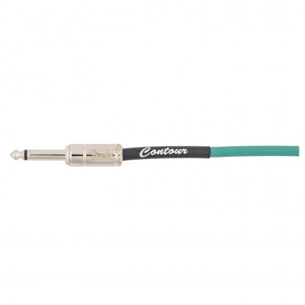 Fender Contour 10' Cable, Sherwood Green connector 