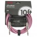 Fender Contour 10' Cable, Burgundy Mist front