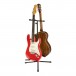 Fender Adjustable Double Cradle Guitar Stand - Example