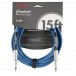 Fender Contour 15' Cable, Lake Placid Blue