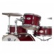 Pearl Midtown 4pc Compact Set With Hardware & Bags, Matte Red