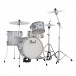 Pearl Midtown 4pc Compact Set With Hardware & Bags, Pure White