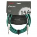 Fender Contour 15' Cable, Sherwood Green