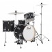 Pearl Midtown 4pc Compact Set With Hardware & Bags, Matte Black