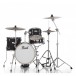 Pearl Midtown 4pc Compact Set With Hardware & Bags, Matte Black