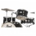 Pearl Midtown 4pc Compact Set With Hardware & Bags, Matte Black