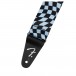 Fender Wavy Checkerboard Polyester Strap, Blue - End