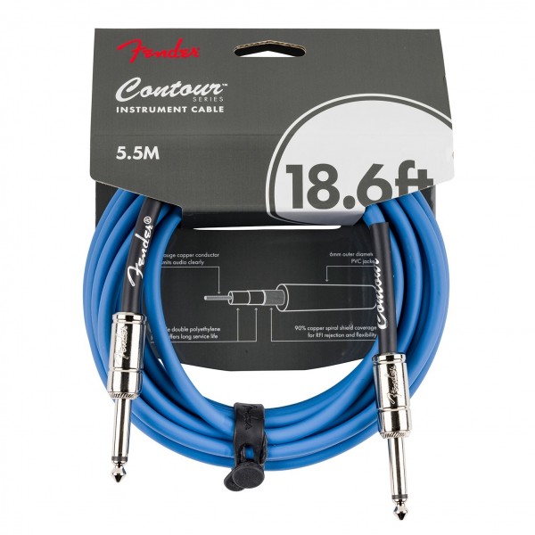 Fender Contour 18.6' Cable, Lake Placid Blue front