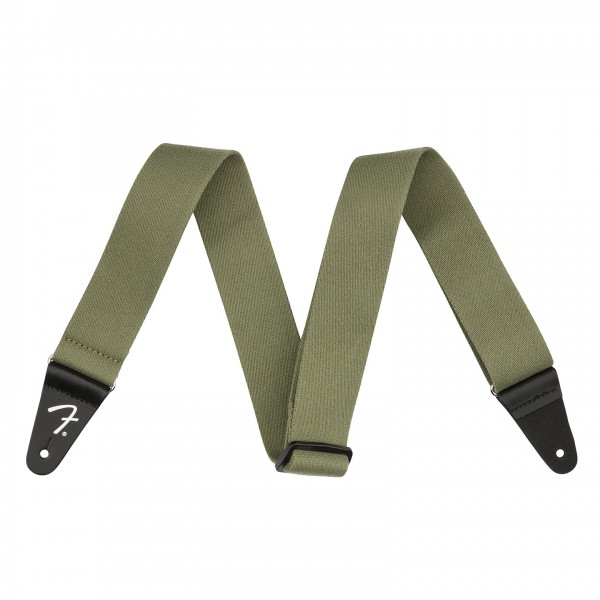 Fender Supersoft Strap, Olive, 2" - Full