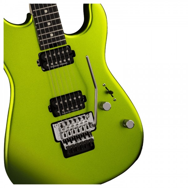Charvel Pro-Mod San Dimas Style 1 HH FR E, Lime Green Metallic at