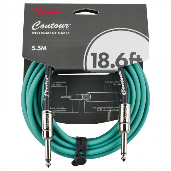 Fender Contour 18.6' Cable, Sherwood Green