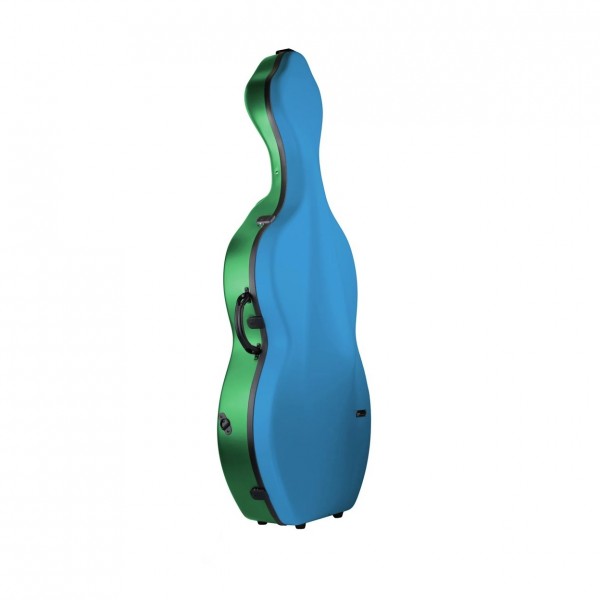 BAM 1003XL BonBon Hightech Cello Case Without Wheels, Blue & Green