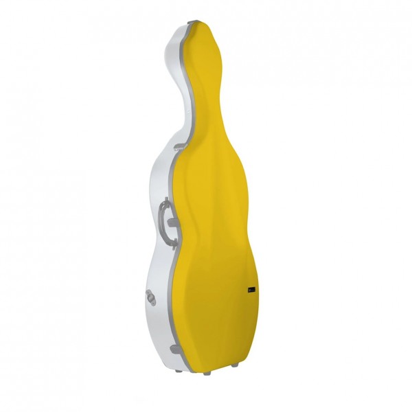 BAM 1003XL BonBon Hightech Cello Case Without Wheels, Yellow & White