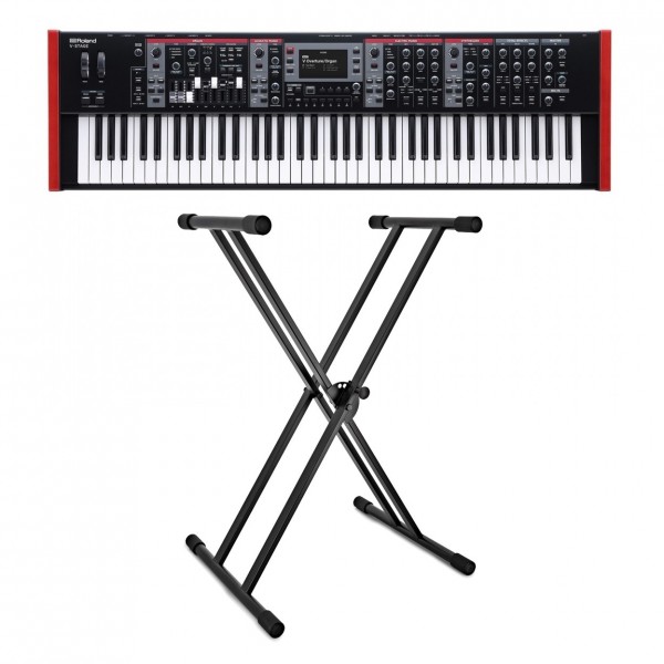 Roland V-Stage 76 Stage Keyboard with X Frame Stand - Main