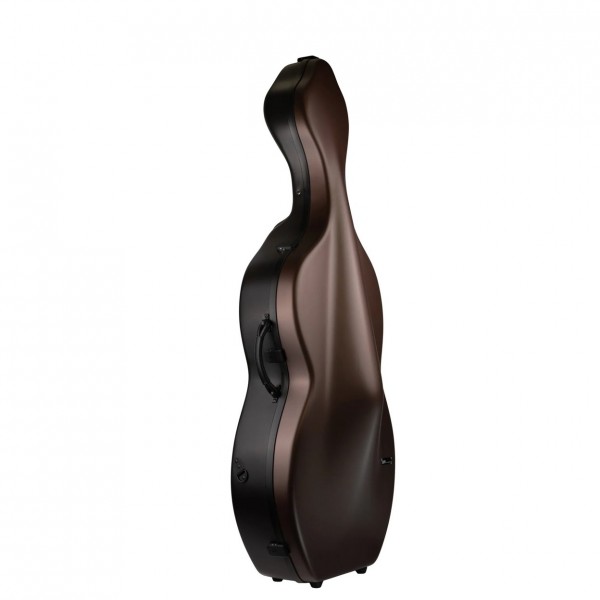 BAM 1003XL BonBon Hightech Cello Case With Wheels, Brown & Black