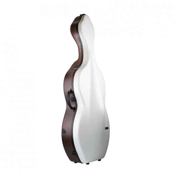 BAM 1003XL BonBon Hightech Cello Case Without Wheels, White & Brown