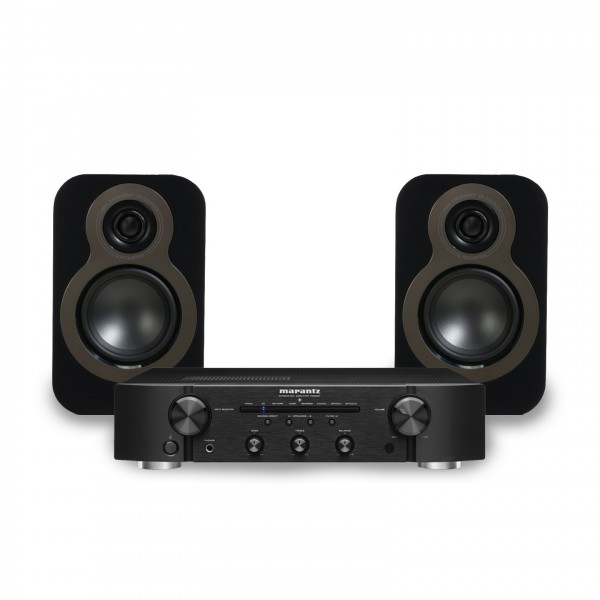 Marantz PM6007, Black & Q Acoustics 3010c Speakers, Black Hi-Fi Bundle