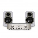 Marantz PM6007, Silver & Q Acoustics 3010c Speakers, White Hi-Fi Bundle