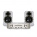 Marantz PM6007, Silver & Q Acoustics 3010c Speakers, White Hi-Fi Bundle
