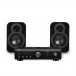 Denon PMA-600NE, Black & Q Acoustics 3010c Speakers, Black Hi-Fi Bundle