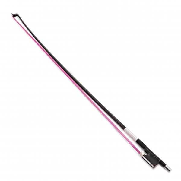 Coruss Carbon Violin Bow, 3/4, Pink Hair