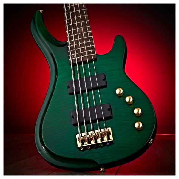 G4M 878 5 String Bass Guitar, Teal