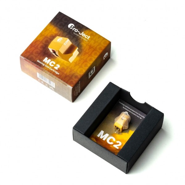 Pro-Ject Pick It MC 2 Moving Coil Cartridge, Yellow - Packaging