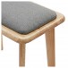 Contemporary Piano Stool by Gear4music, Light Oak