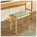 Contemporary Piano Stool by Gear4music, Light Oak