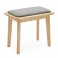 Contemporary Piano Stool by Gear4music, Light Oak - Nearly New