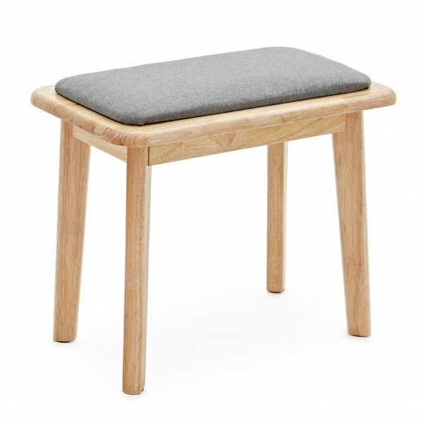 Contemporary Piano Stool by Gear4music, Light Oak