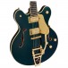 Gretsch Broadkaster LX Center Block with String-Thru Bigsby and Gold Hardware, Cadillac Green body 