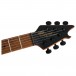 EVH Wolfgang Standard T.O.M., Baked Maple Fingerboard, Gloss Black - Headstock, Front