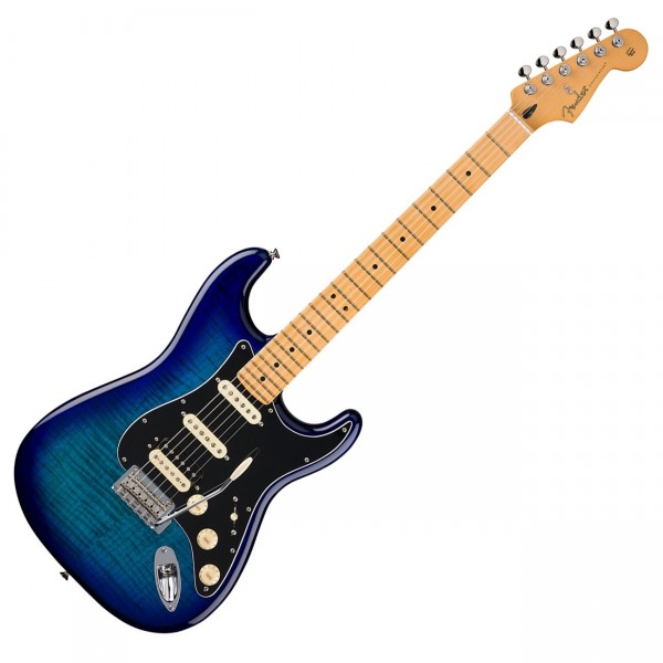 Fender Limited Edition Player II Stratocaster HSS, Flame Maple Top Blue Burst front