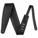 Fender 3.5" Premium Leather Strap, Black