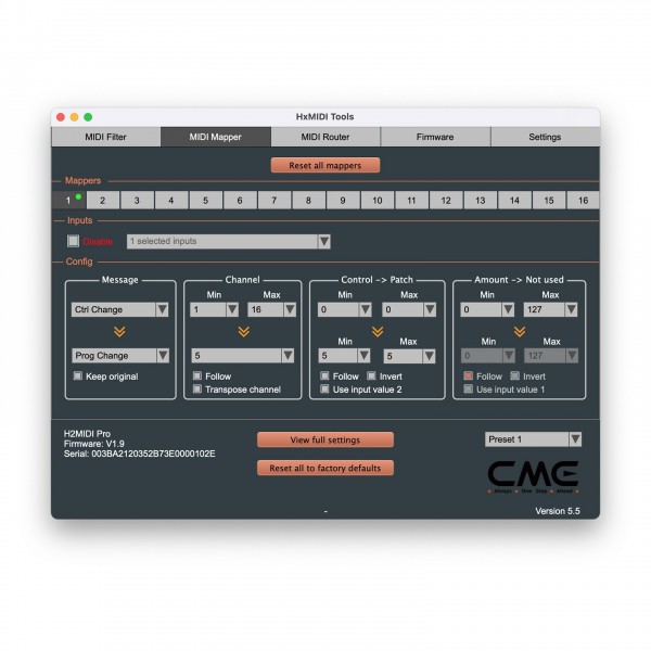 CME H2MIDI Pro