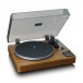 Lenco LBTA-165WD Fully Automatic Bluetooth Turntable, Wood - Angled