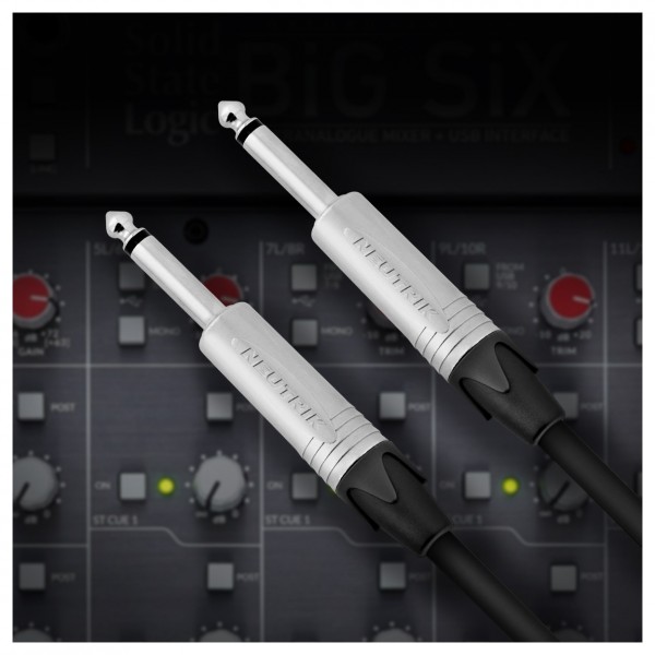 Studiospares Pro Neutrik Mogami Instrument Cable, 2.5m Black