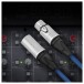 Studiospares Pro Neutrik XLR Mogami Cable, 30cm Blue