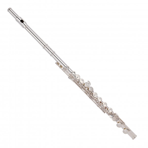 Trevor James TJ10XP Student Flute, Silver Riser and Lip