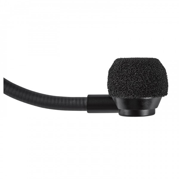 Shure SM39 Condenser Headset Microphone with TQG Connector - With Indoor Windscreen