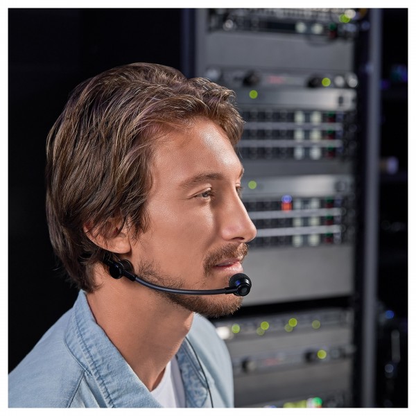 Shure SM39 Condenser Headset Microphone with TQG Connector - Lifestyle 2