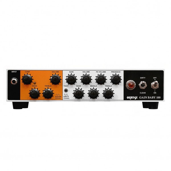 Orange Gain Baby 100W Amplifier Head front