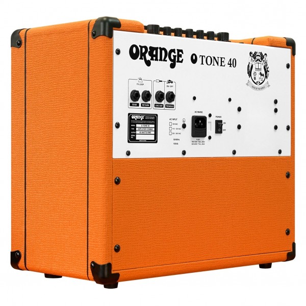 Orange O Tone 40 Combo Amplifier back angle 