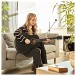 Parlour Electro Acoustic Guitar Black, 15W Acoustic Amp & Accessory Pack