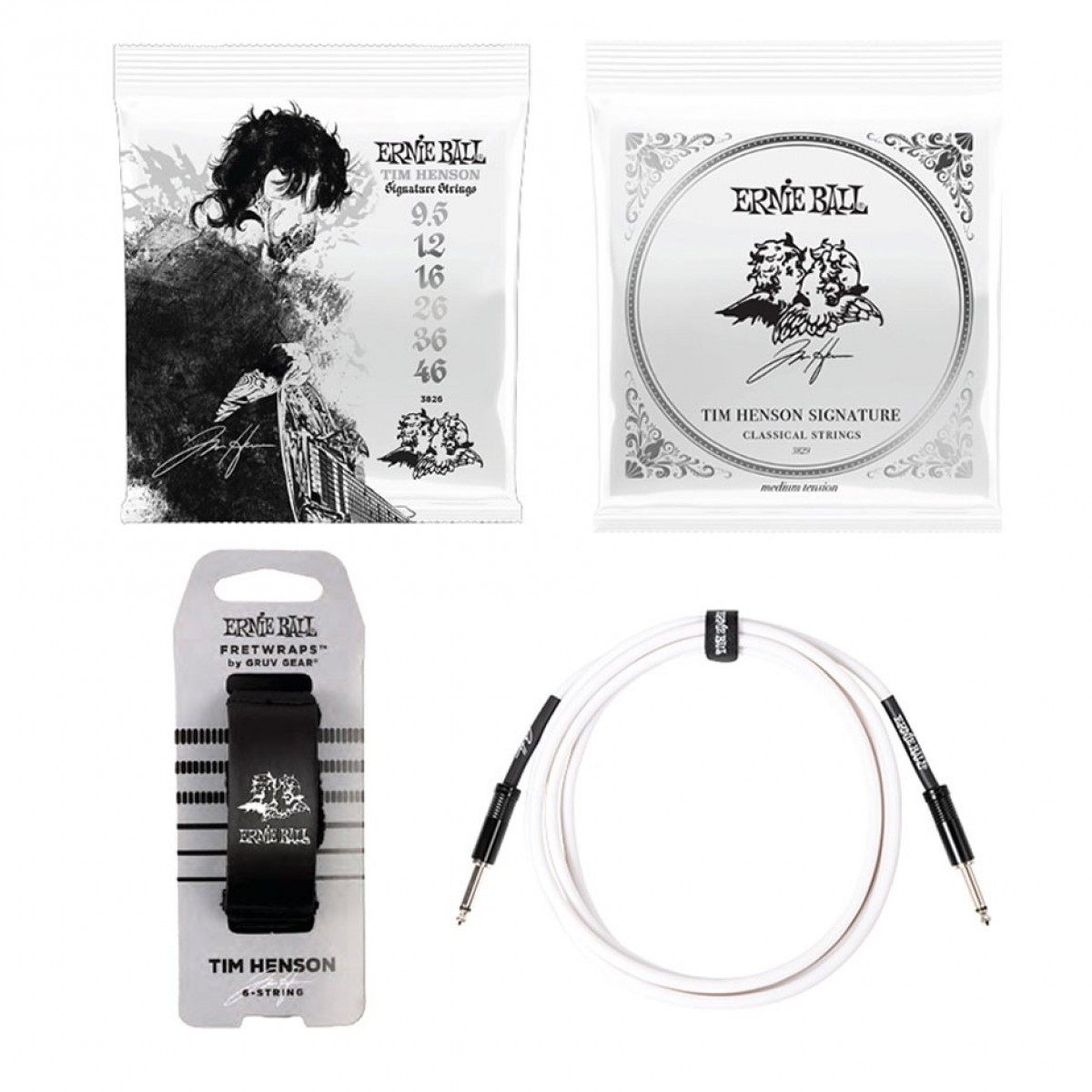 Ernie Ball Tim Henson Signature Bundle Strings And Accessories 