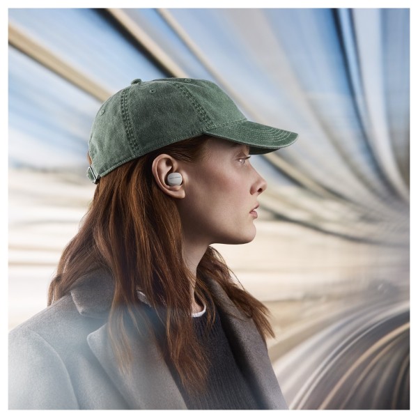 Bowers & Wilkins Pi6 Wireless Bluetooth Noise-Cancelling Earphones, Cloud Grey - in the ear 2 