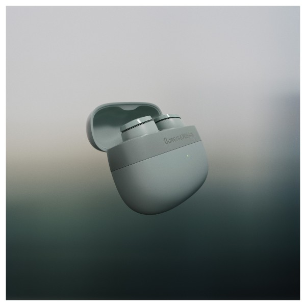Bowers & Wilkins Pi6 Wireless Bluetooth Noise-Cancelling Earphones, Forest Green case ls