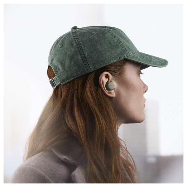 Bowers & Wilkins Pi6 Wireless Bluetooth Noise-Cancelling Earphones, Forest Green - lifestyle 1