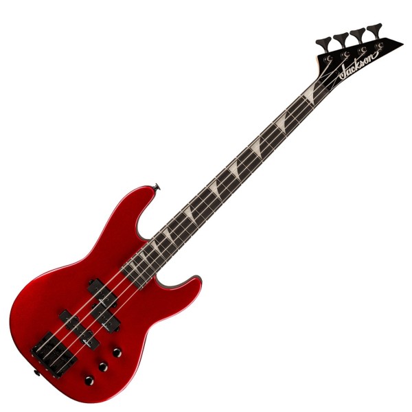 Jackson JS Series Concert Bass Minion JS1X, Amaranth Fingerboard, Metallic Red front